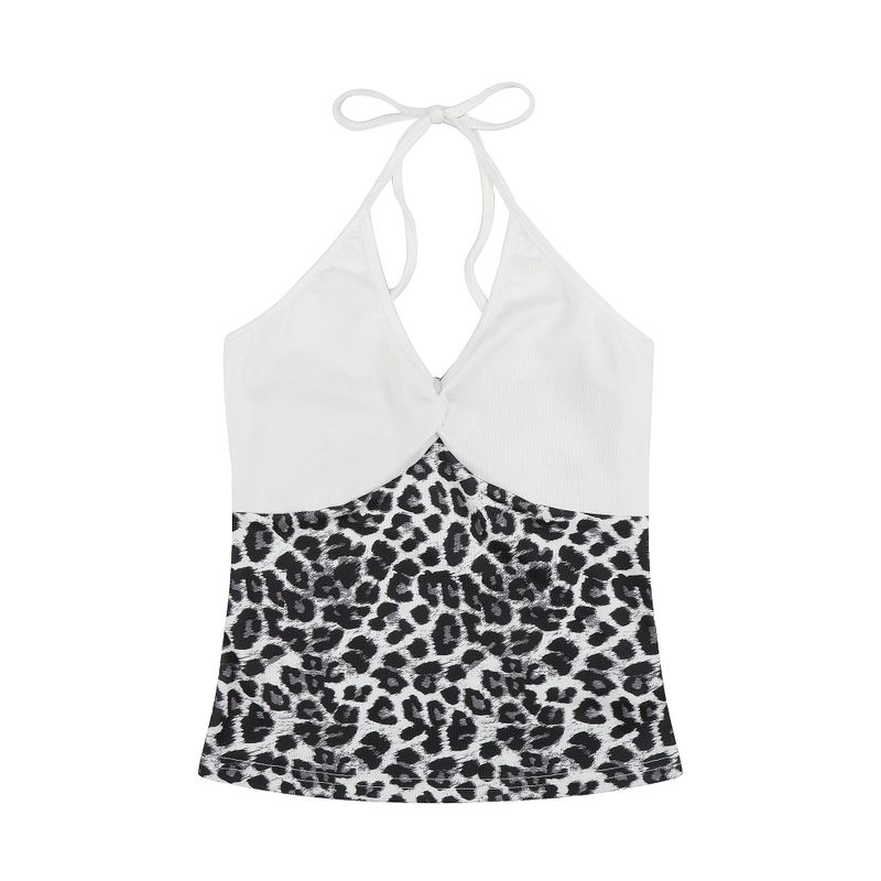Luni Contrast Leopard Camisole