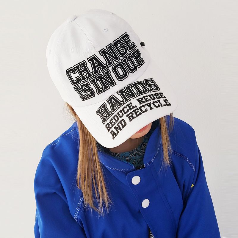 CHANGE CAMPAIGN CAP ver.2_WHITE