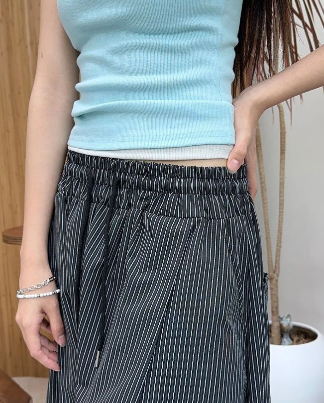 Rael Ribbed Square Neck Slim Sleeveless
