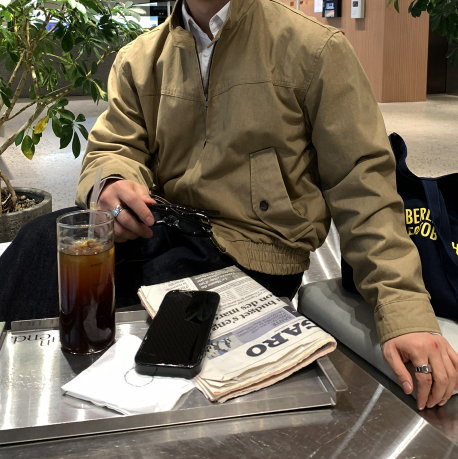 Dusty Pigment Cotton Herrington Jacket