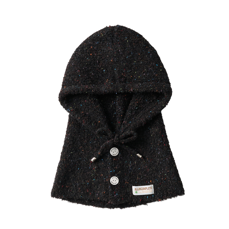 Family Sprinkle Boucle Balaclava_Set (Black)
