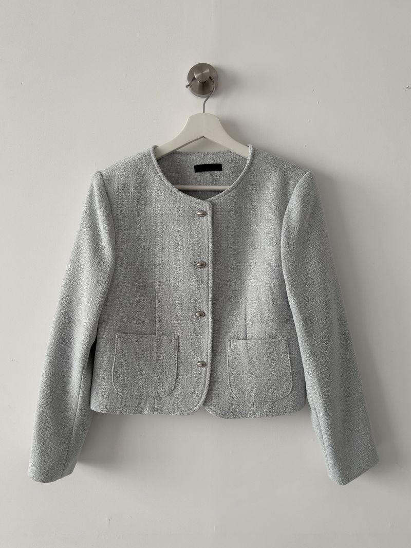 [Long Sleeve Version] Bebe Tweed Short Jacket