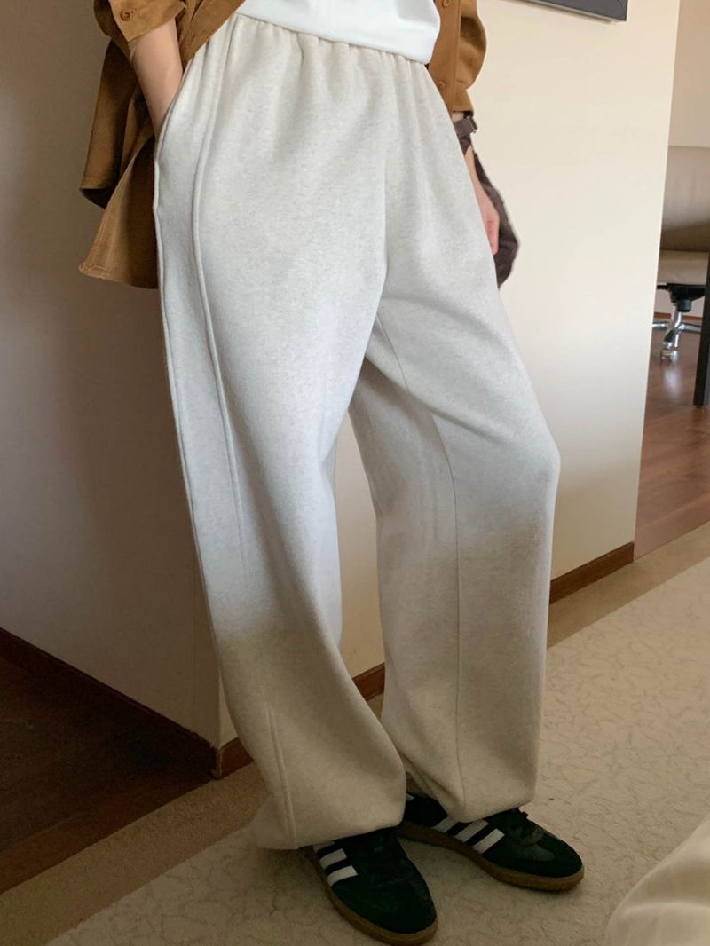 [Wool fleece] Eggdon string two-way pants