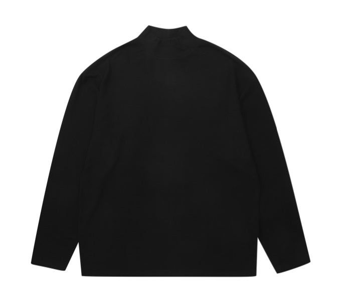 Basic Hlaf Tutleneck knit t-shirt_11color