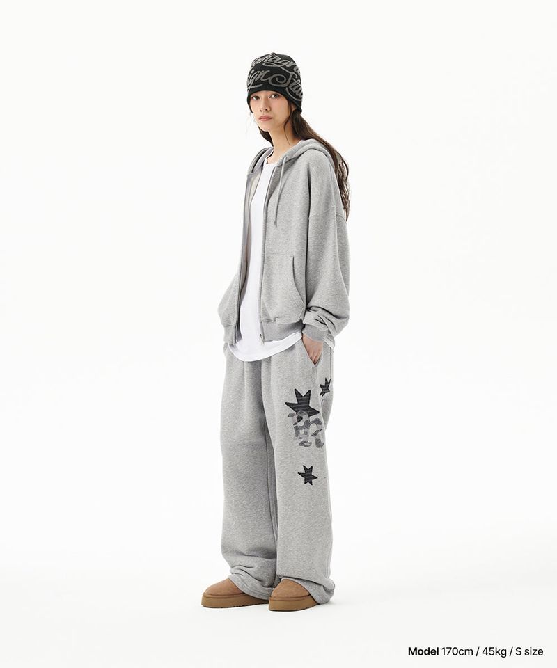 PRAY APPLIQUE SWEAT PANT