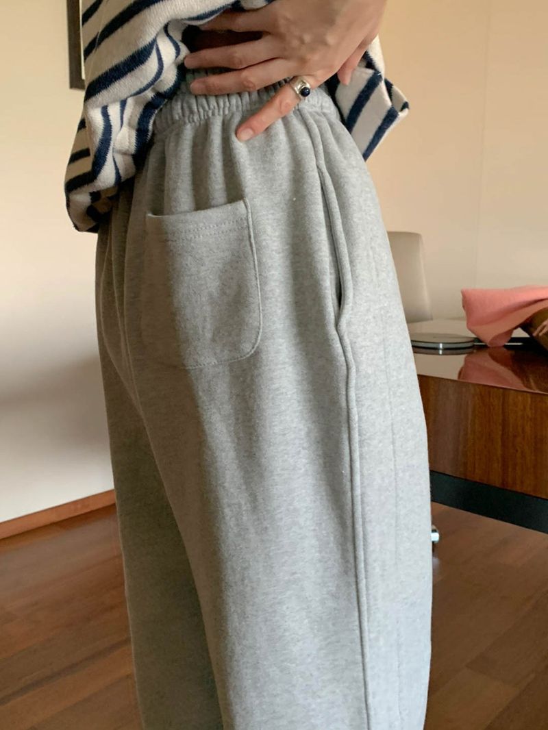 [Wool fleece] Eggdon string two-way pants