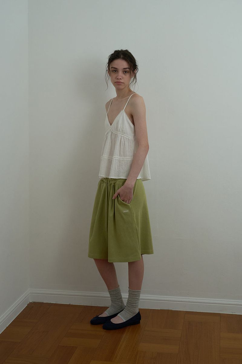 Marine lace sleeveless