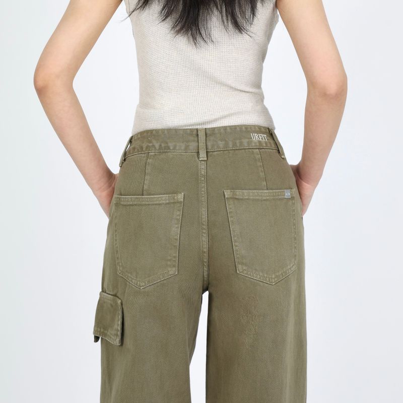 [3RD REORDER] SOFT OLIVE DYING FRONT POCKET DENIM code 26221
