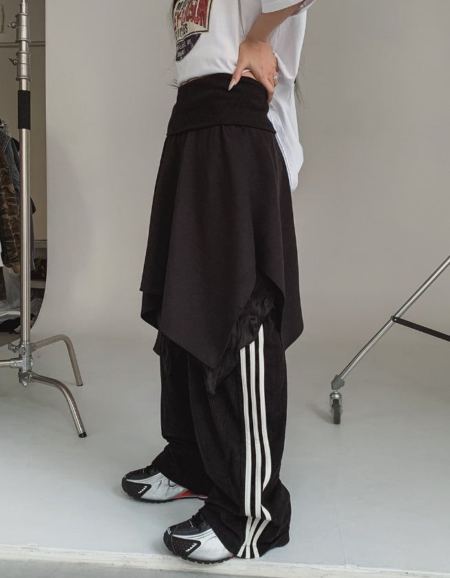 Haro Layered Flared Skirt