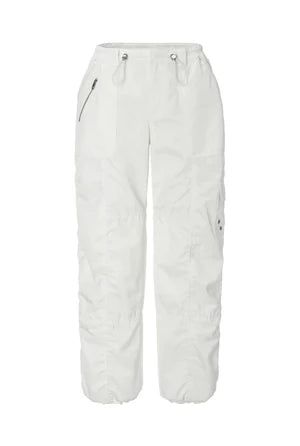 Satin cargo pants