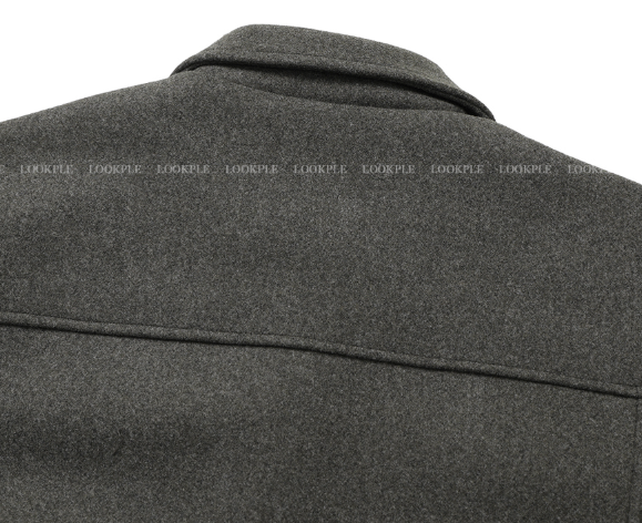 Harrington Overfit Wool Collar Jacket