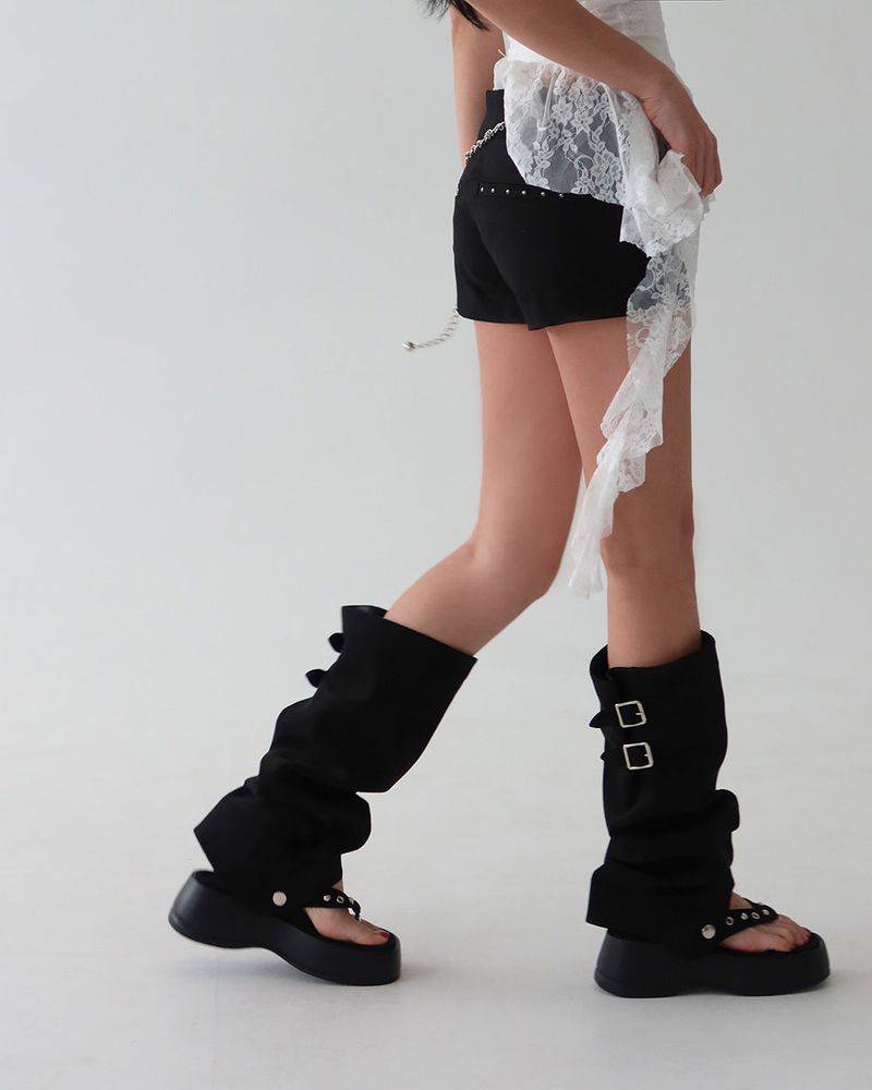 Warmer Detachable 6 cm Whole Groove Zoological Long Boots