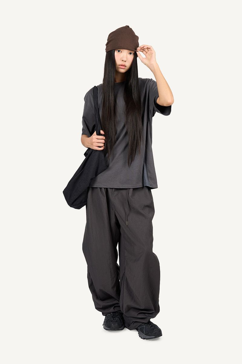 Nylon line track pants