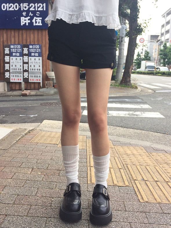 anyonemore（エニーワンモアー）の「リブル ロールアップ アジャスト ショート パンツ（パンツ）」
