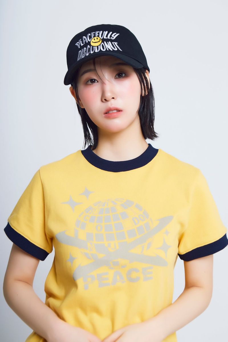 universe print ½T-shirts_yellow/navy