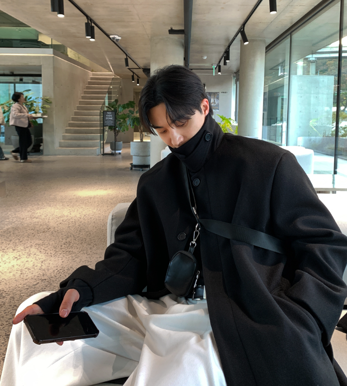 First Balmacan Overfit Robe Long Coat