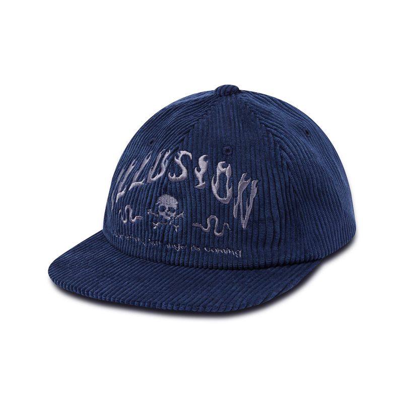 Sserpe（セルぺ）の「Illusion Corduroy Cap Navy（Hats）」