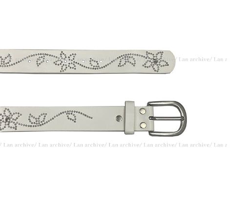 Flower stud belt