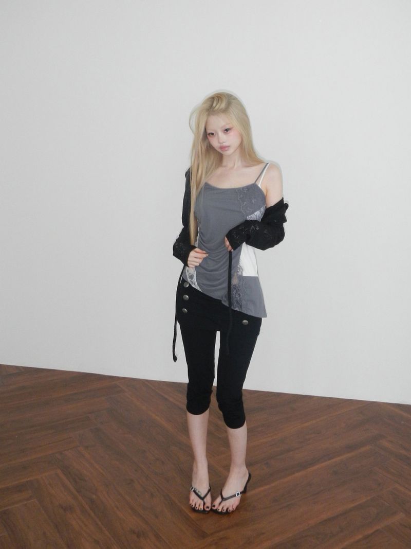 puzzle sage long camisole(2 color)