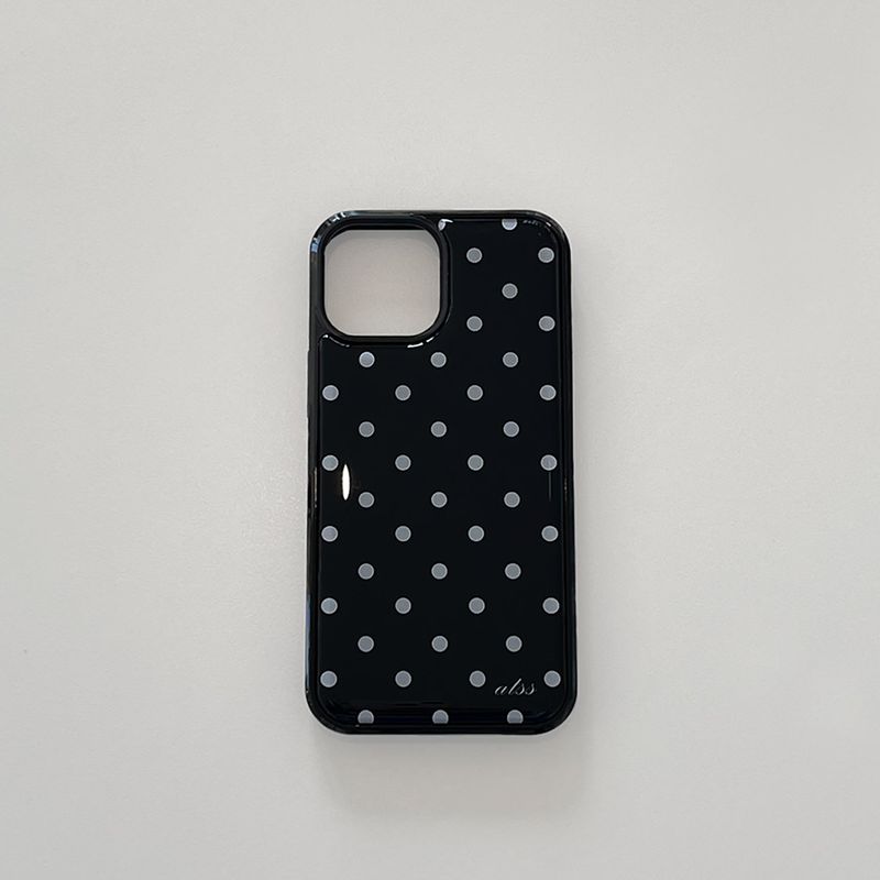 dot epoxy bumper case(black)