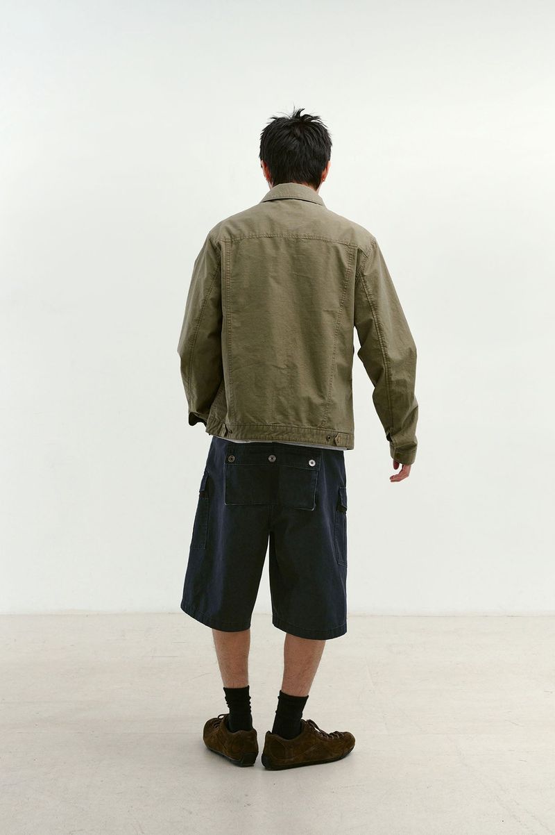 Monkey Pockets Cargo Shorts (Washed Navy)