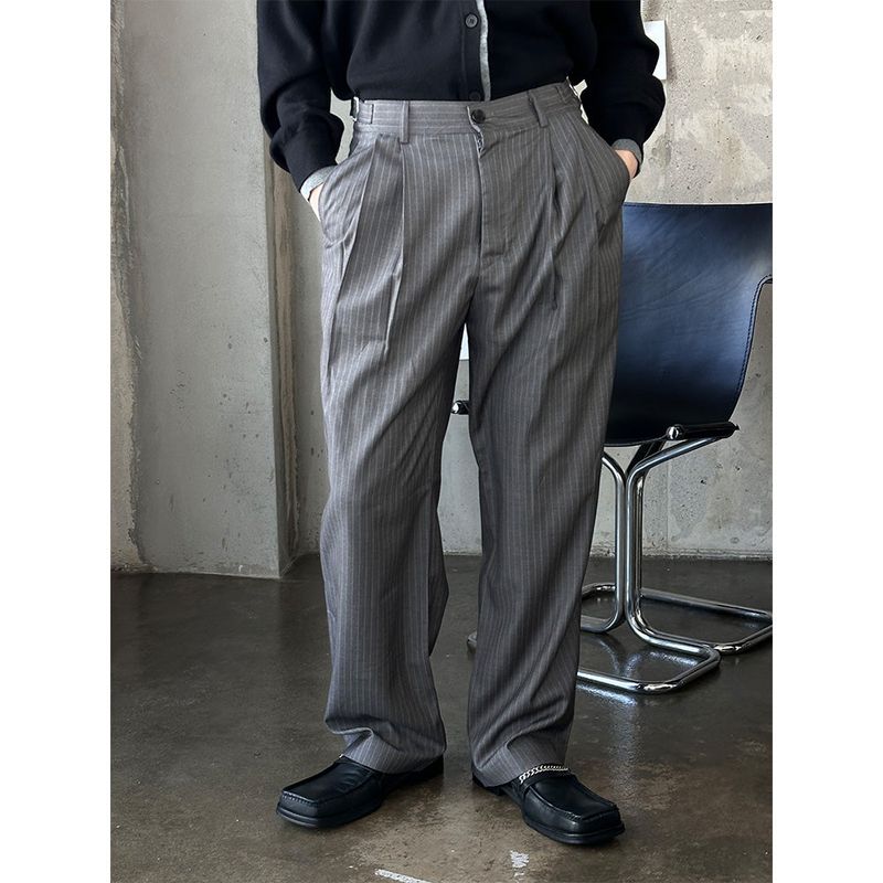 [S/S] Stripe two tuck slacks(2color)