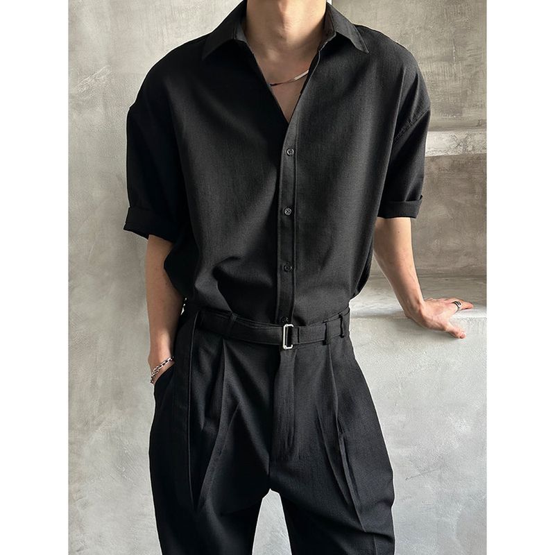 LAURANT（ロラン）の「[SET UP가능] Minimal half shirts(3color)（Tops）」