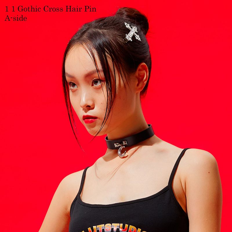 1 1 Gothic Cross Hair Pin