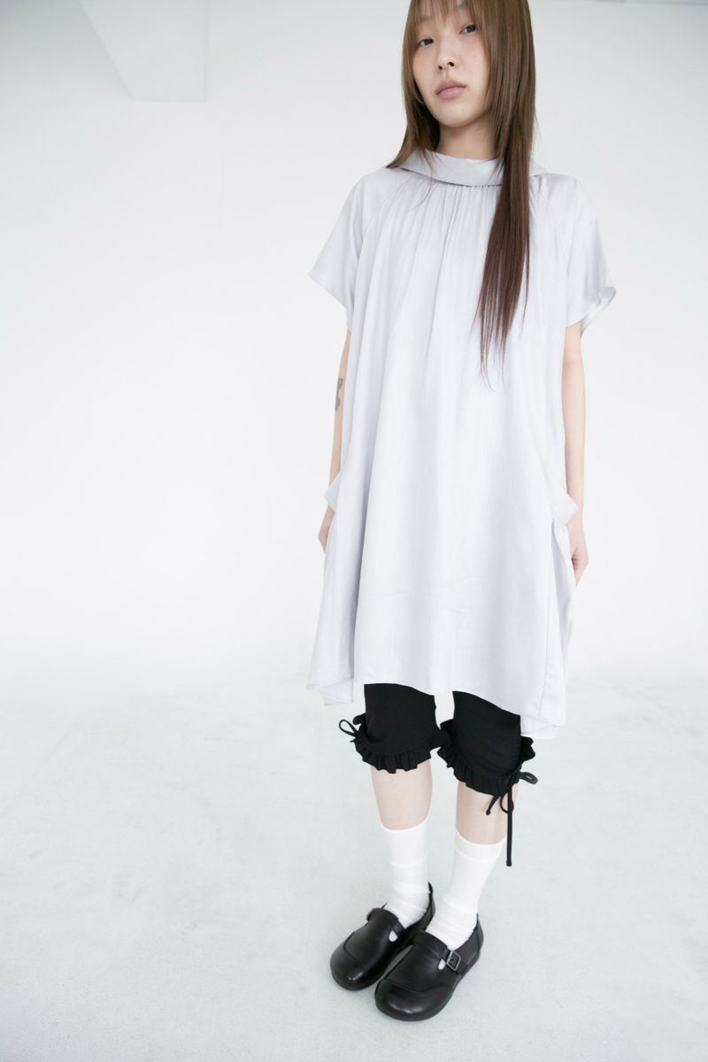 frill strap half leggings