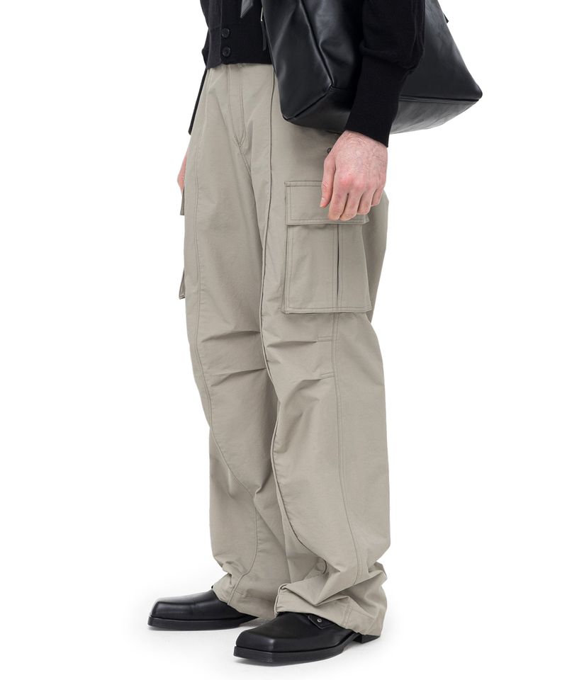 Line Cargo Pants (Beige)