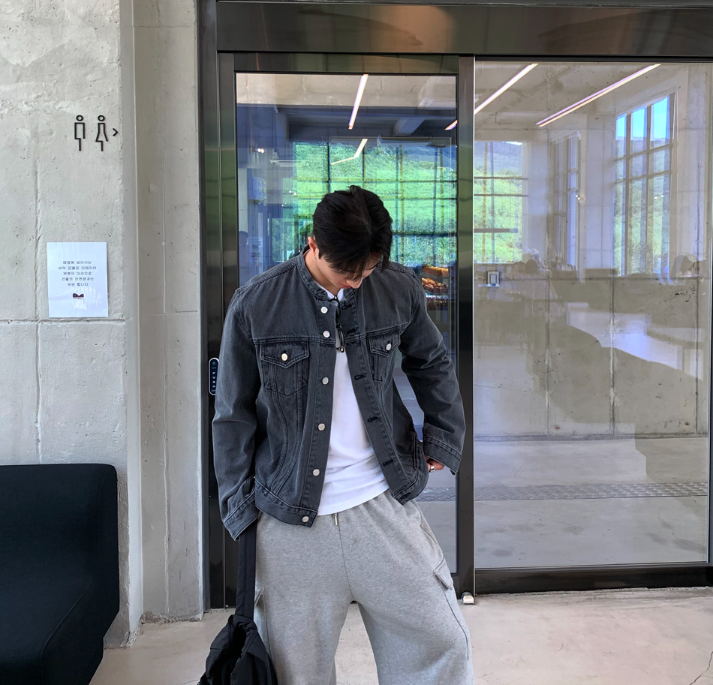 First Semi-Over China Denim Jacket
