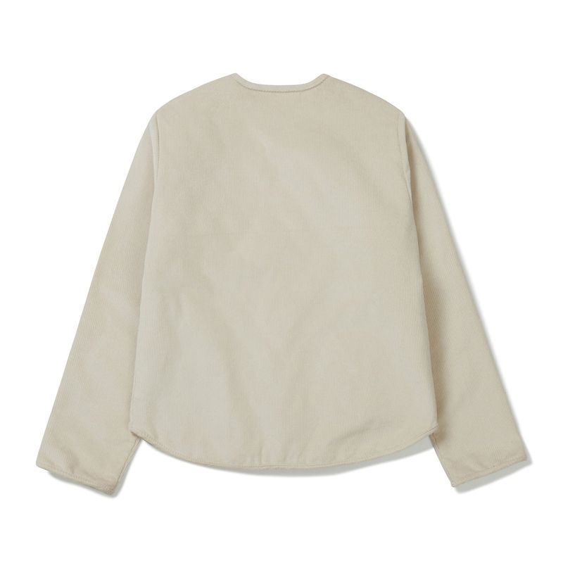 キルティングコーデュロイジャケット / Quilting Corduroy Jacket [BEIGE]