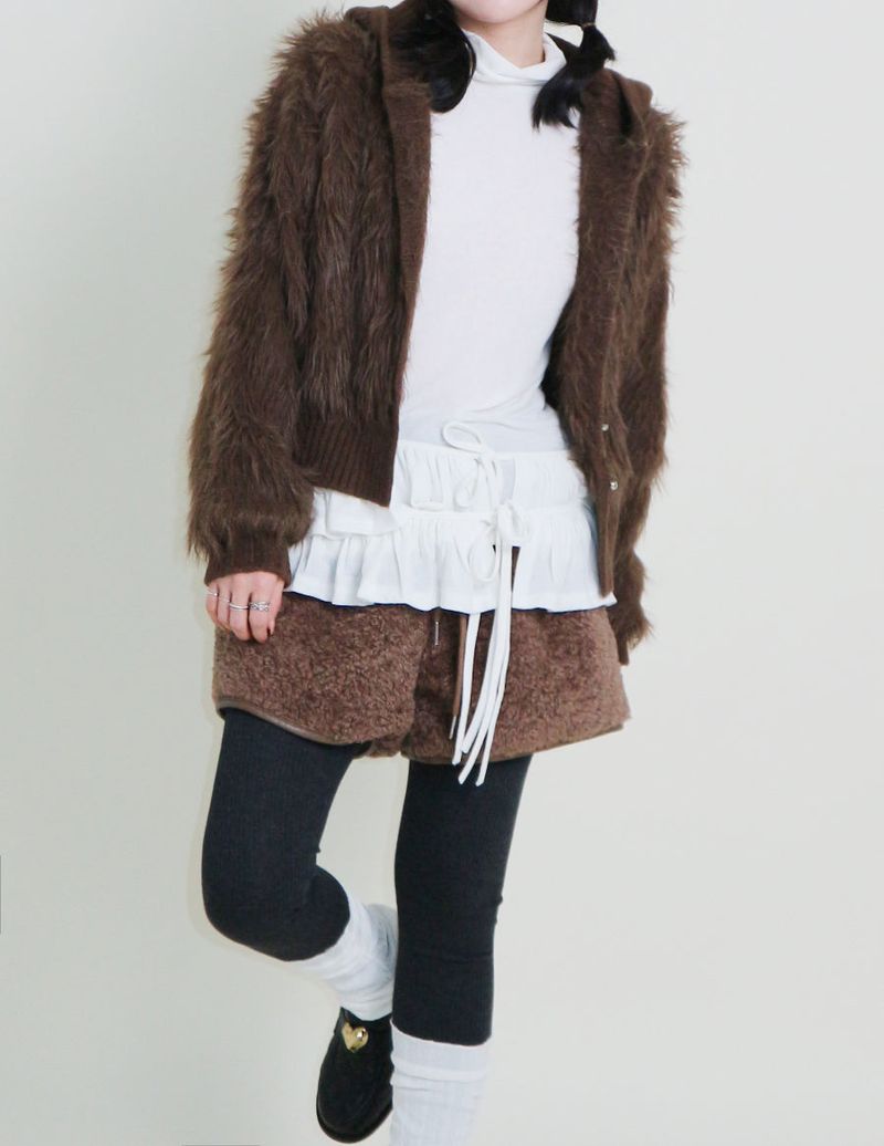 Yves Double Frill Layered Shea Turtleneck (Turtleneck)