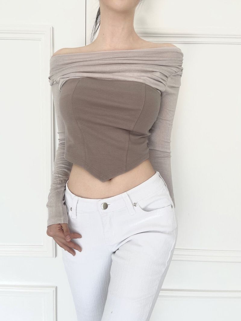 912. two-way off corset T (3color)