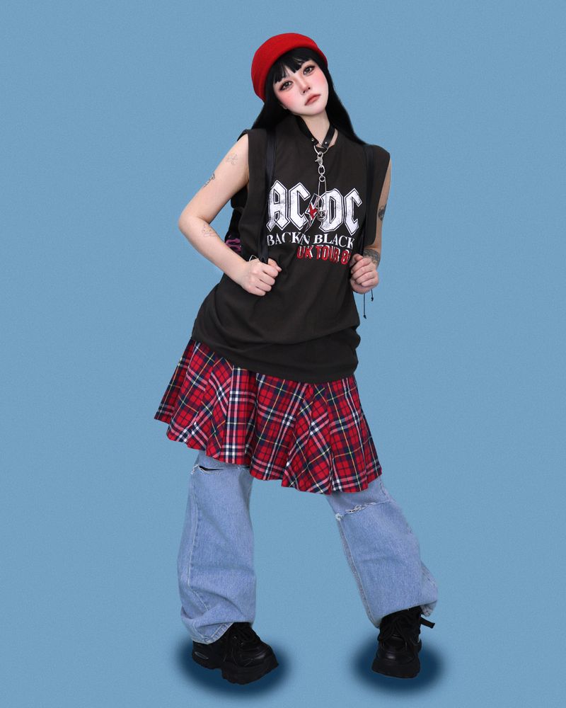 jojo cutting denim pants (2color)
