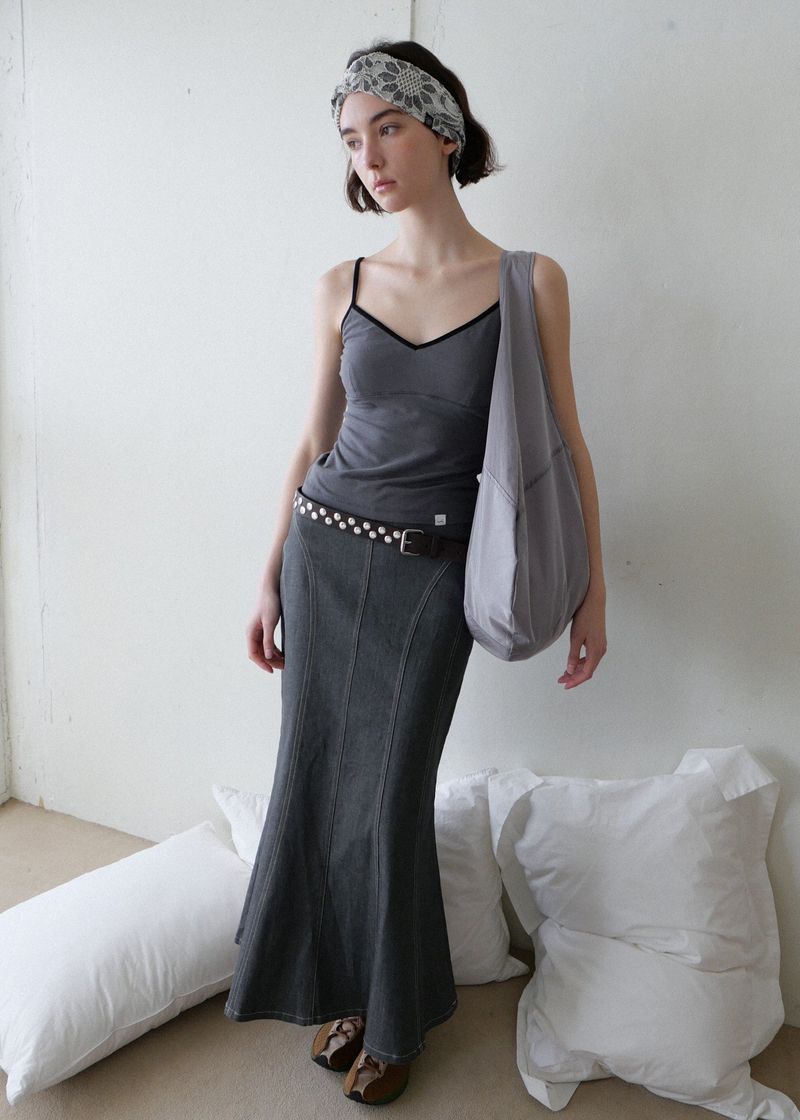 Airy Folding Hobo Bag_Pale Purple