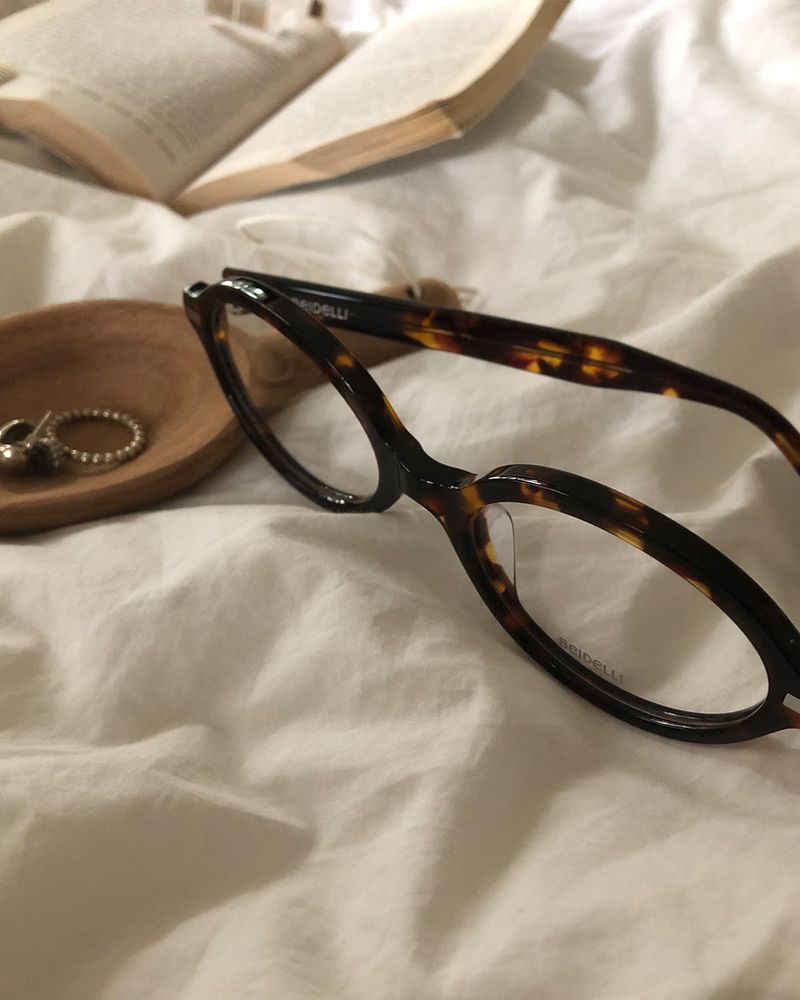[ORIGINAL] Bay Round Acetate Frame Glasses