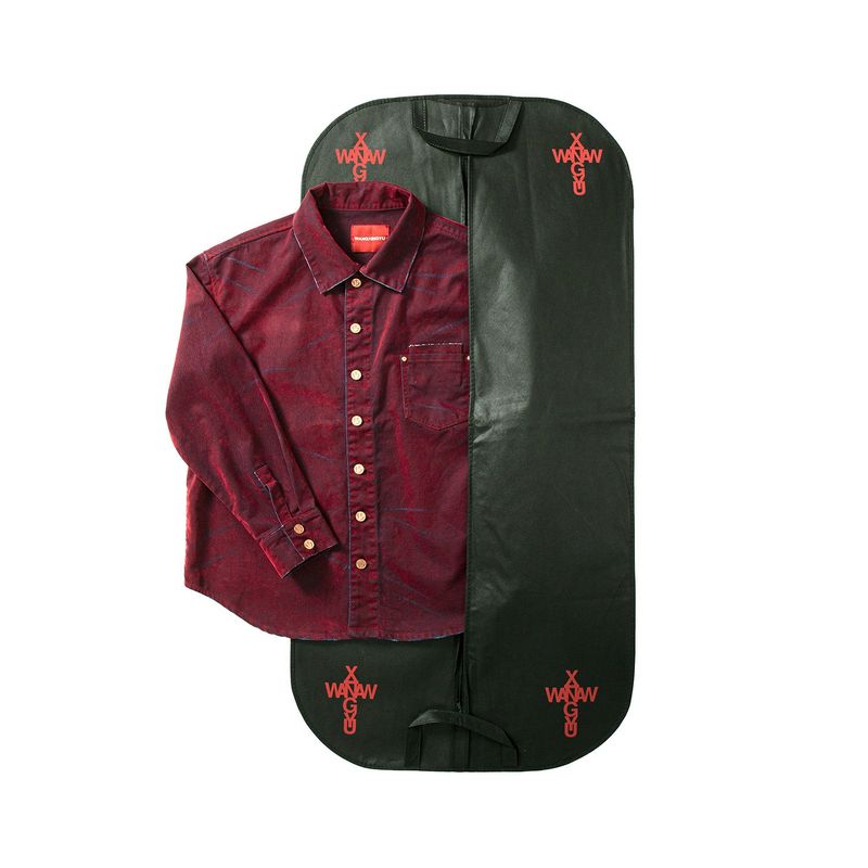 BLAZE WASHED FLOCKED DENIM SHIRT