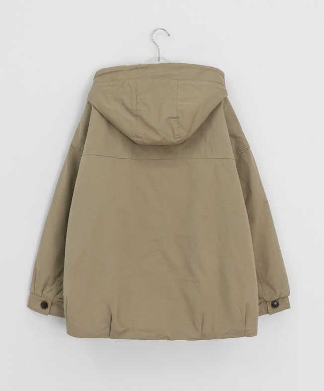Felch Check Wool Quilted Bomber Padding Jumper
