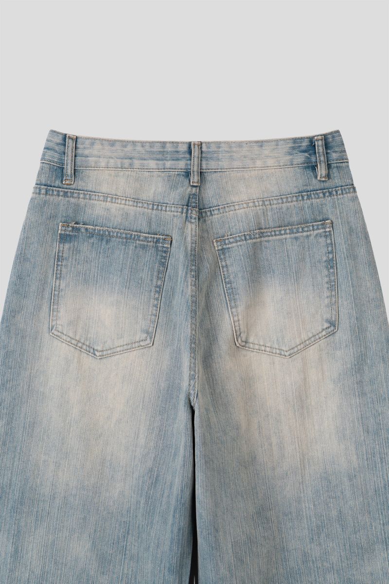 Step tin yellow denim