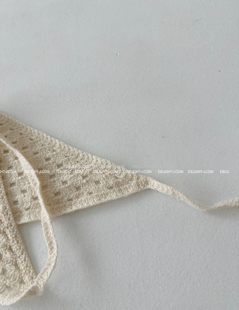 crochet hair bandana scarf