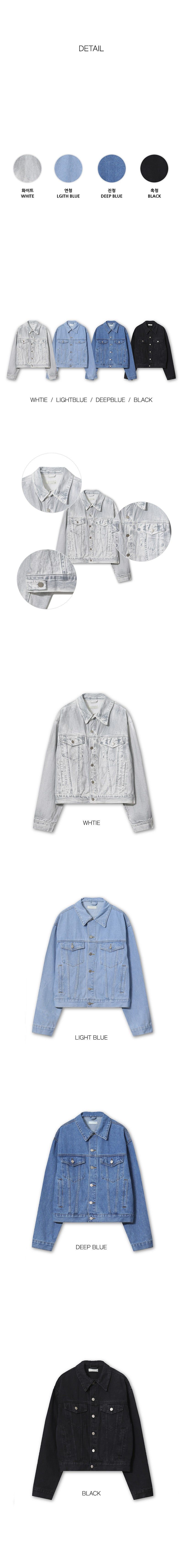 [PROMOTION] Washing denim trucker jacket (4color)