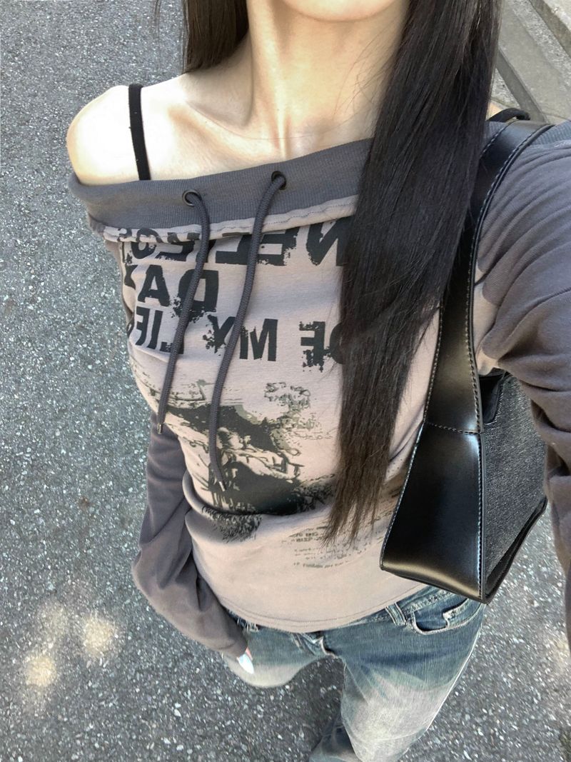 kyoive（コイブ）の「ビンテージオフロープTシャツ（トップス）」
