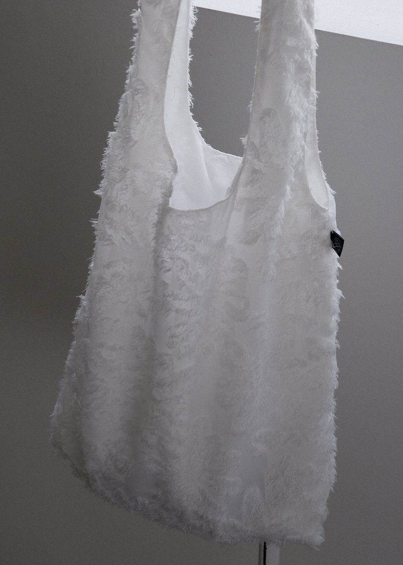 Lace Market Bag_White
