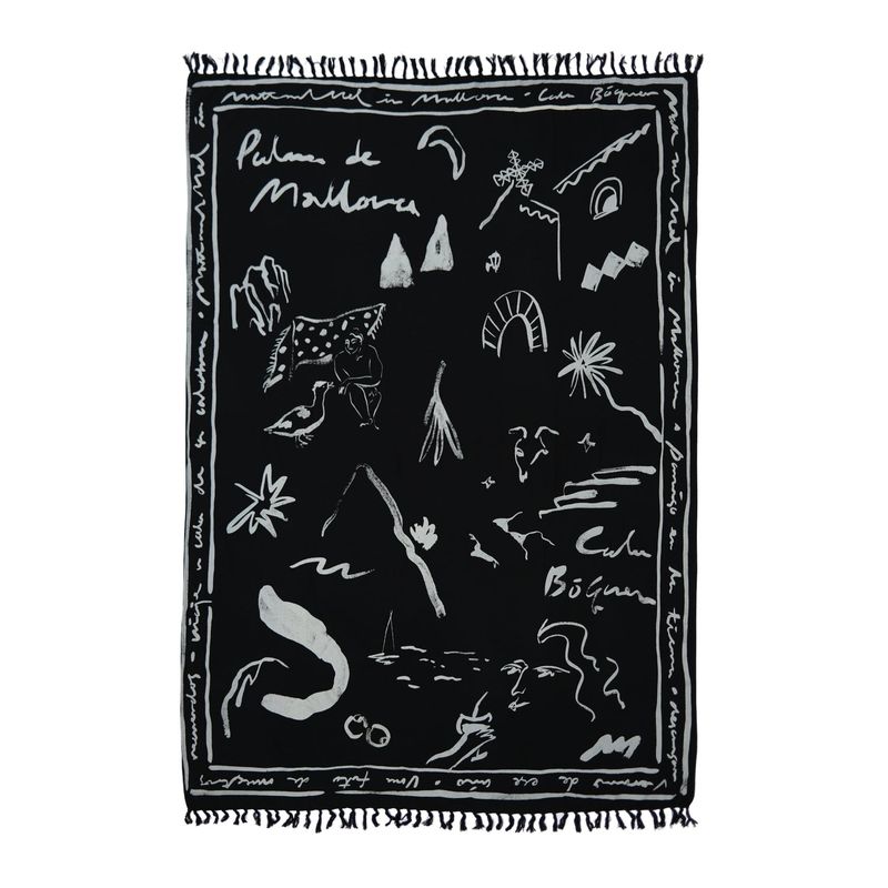 [Eco blanket] Mallorca - Black