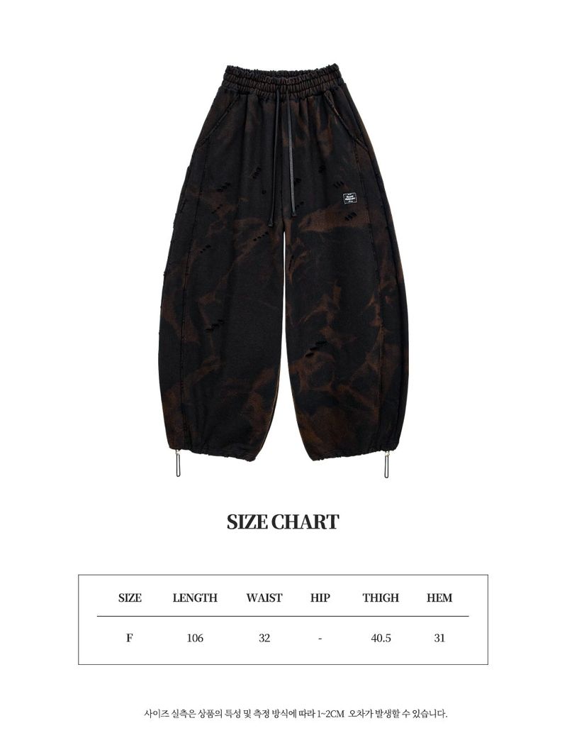Destroyed P bleach black B