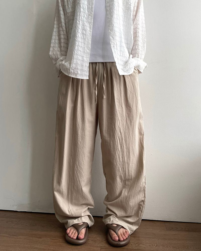 Flo Linen Wide Pants