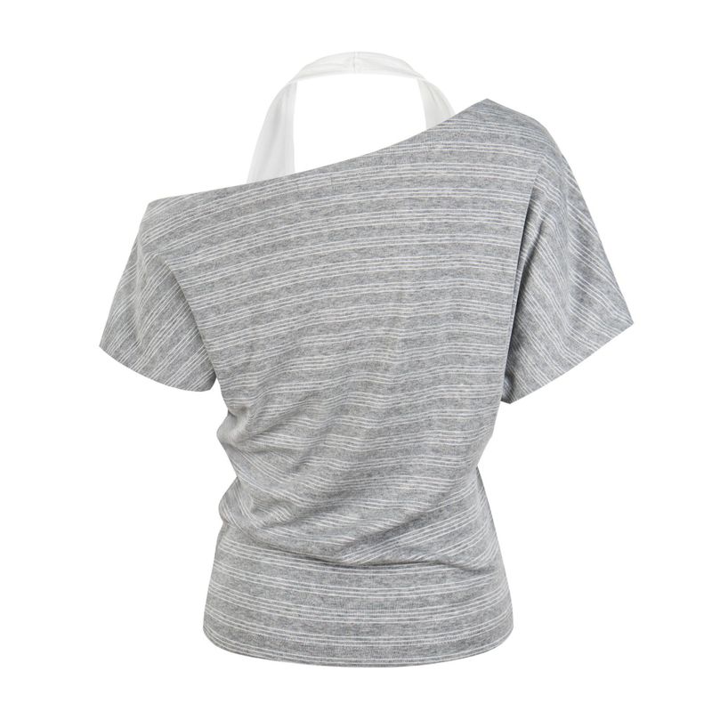 Murev Asymmetry Stripe Top