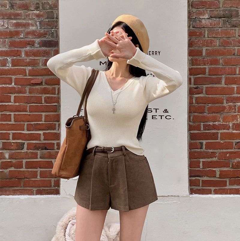 [3color] Nouvel, suede buckle shoulder bag & toad bag