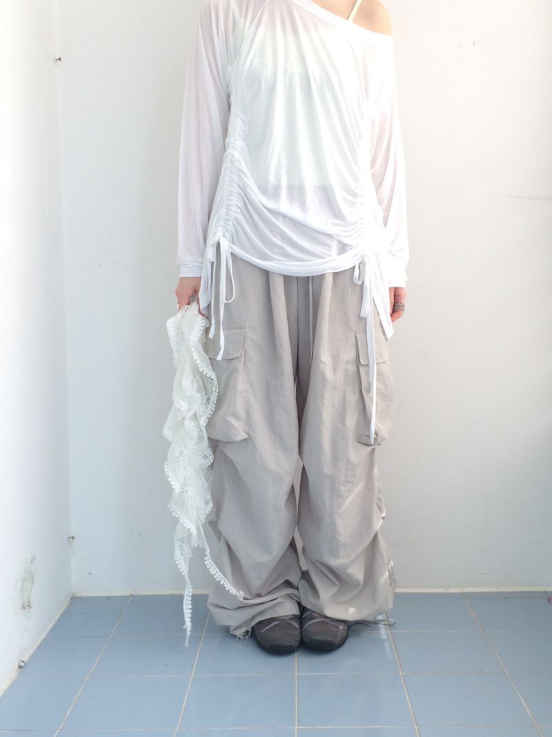 Light Texture Shirring T